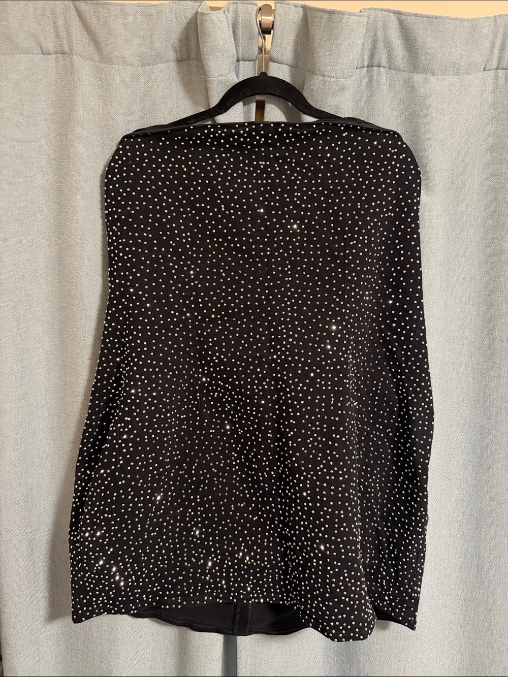 GOOD AMERICAN - Crystal detail strapless mini dress - size 4x